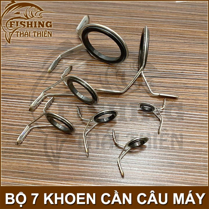 🎣   Set of 7 Fishing Rod Guides – 3-Legged Ceramic Guides, High Quality Anti-Rust Butterfly Legs