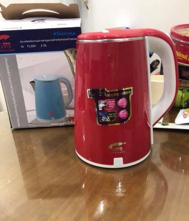 Ấm siêu tốc 2 lớp Thái Lan 2.5L