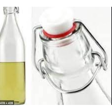 Chai Thủy Tinh Tròn 500ml, 1000ml Nắp Gài