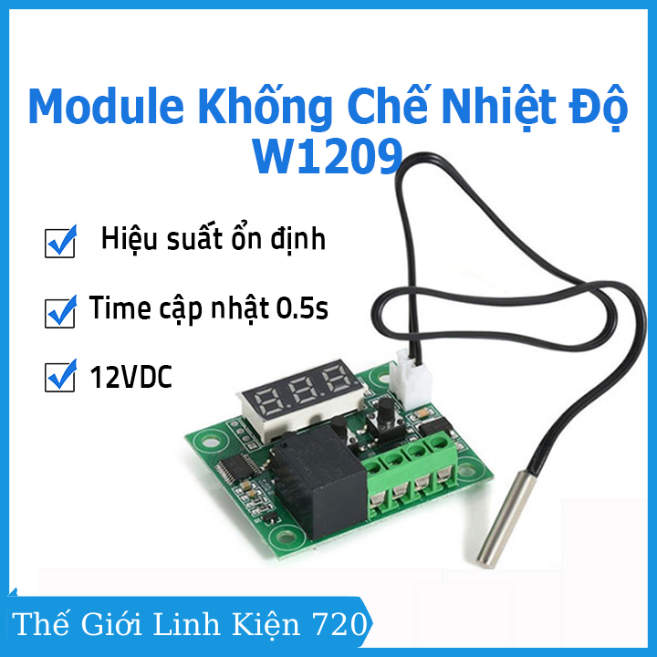 Module khống chế nhiệt độ W1209 chất lượng