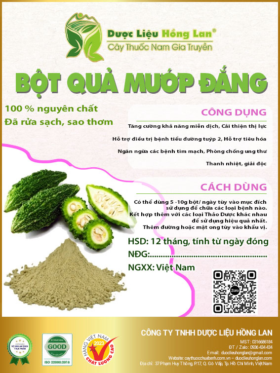✅ 500g bột quả mướp đắng / khổ qua rừng nguyên chất