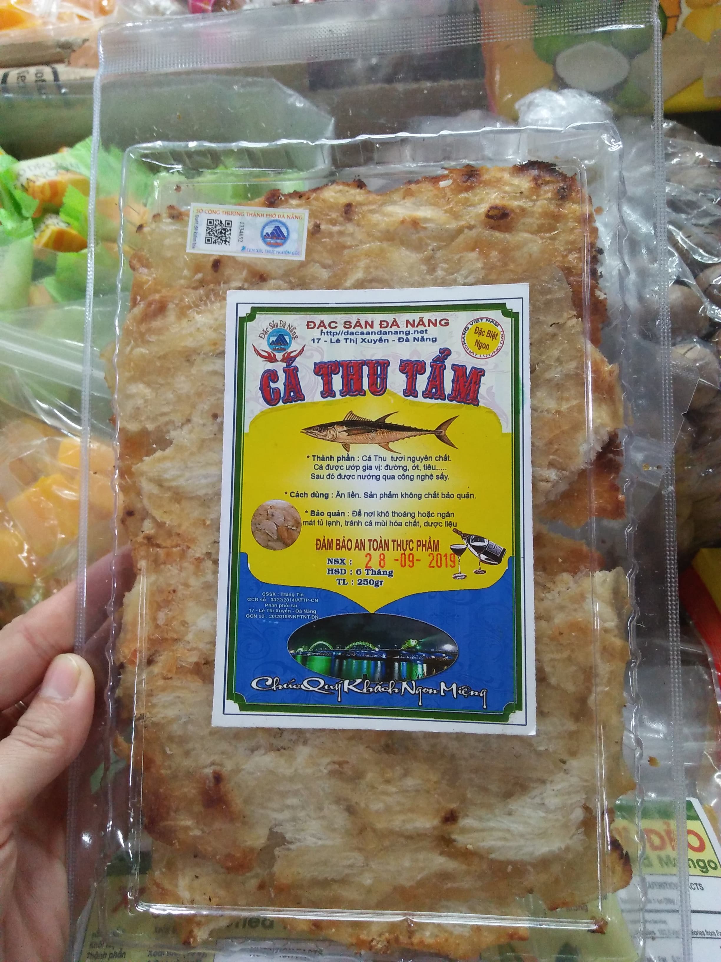 CÁ THU TẨM ĐẶC SẢN ĐÀ NẴNG HỘP 250g