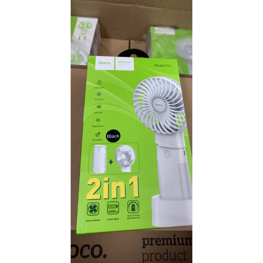 Quạt tích điện Hoco F11
