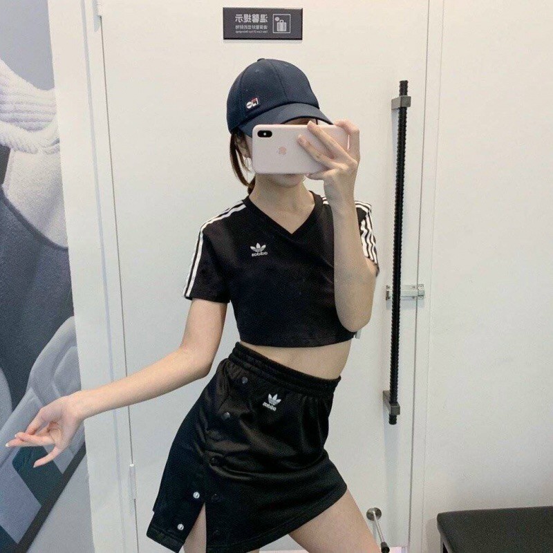 [HCM]Áo croptop sọc vai