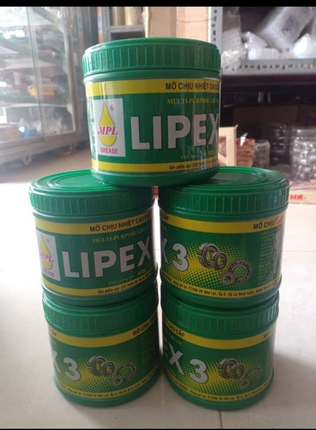 Mỡ bò bôi trơn - Mỡ bò chịu nhiệt 480gr
