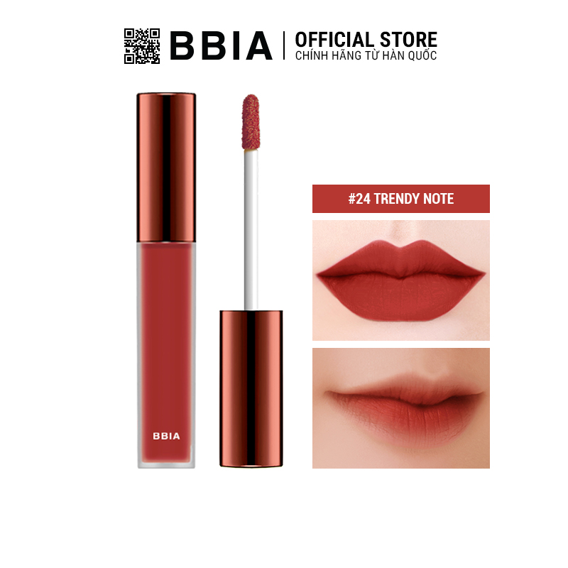 Son Kem Lì Bbia Last Velvet Lip Tint Version 5 (5 màu) 5g