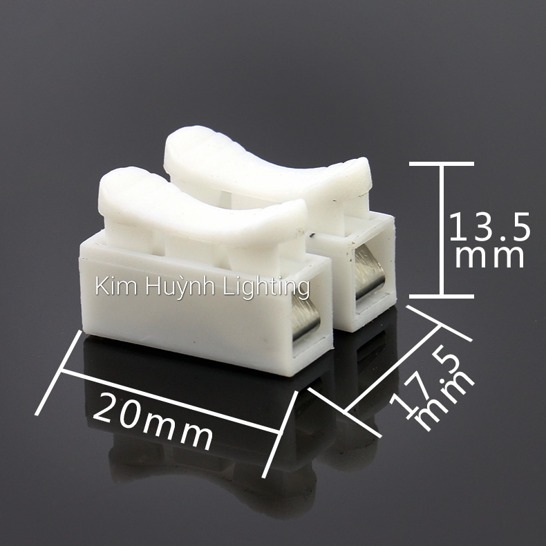 Domino kẹp dây điện 2 chân