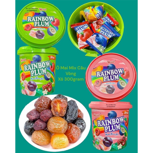 Ô mai mix đủ vị gói 408gram