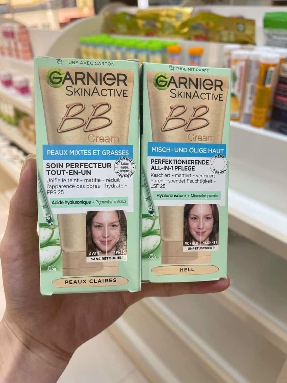 Kem nền BB Creme Garnier 5in1 Đức