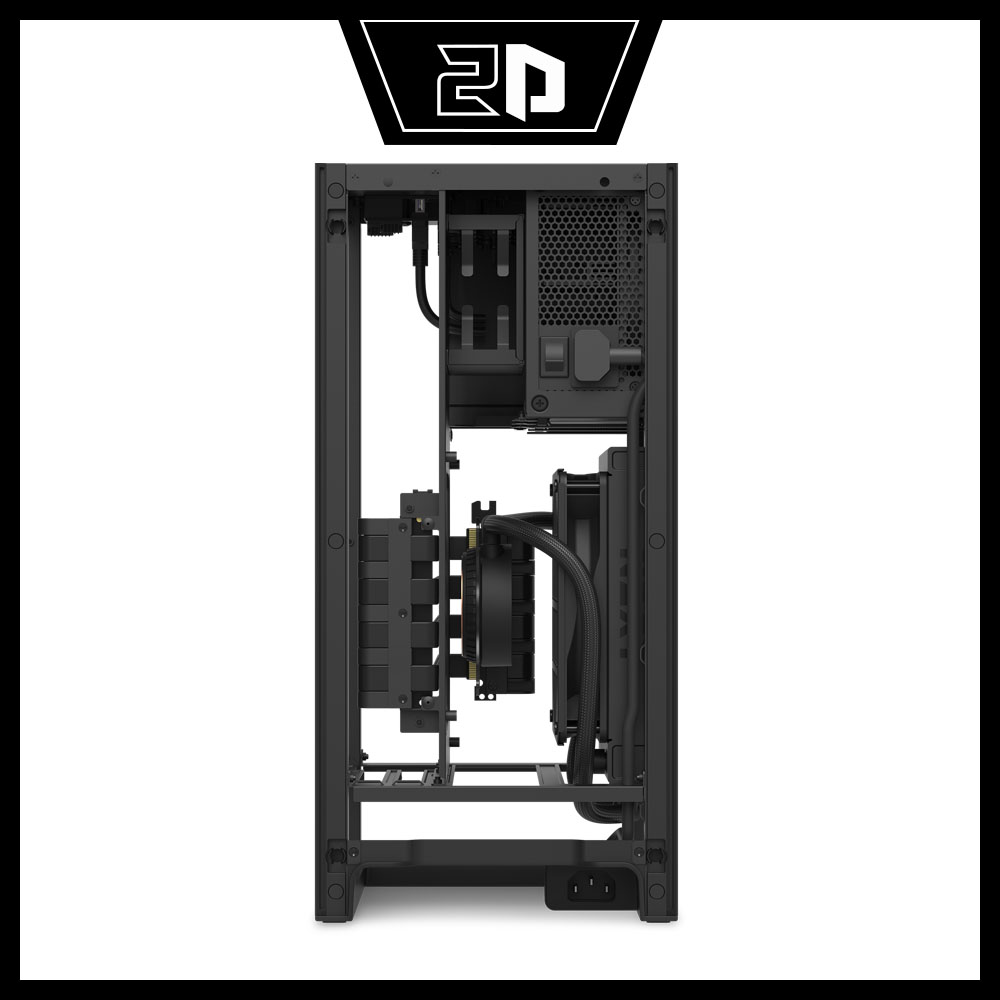 Vỏ case NZXT H1 (V1) Matte Black (Mini Tower/Màu Đen)