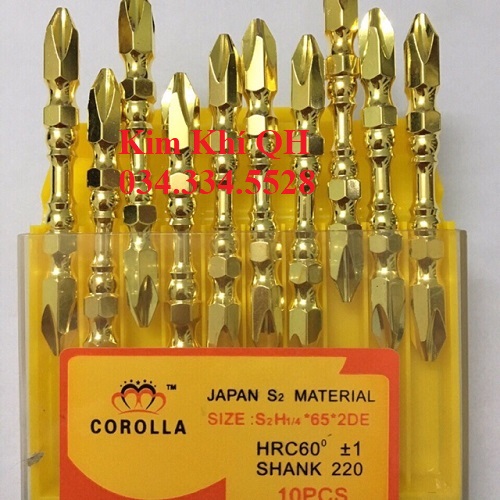 10 Mũi bắt Vít corolla cao cấp