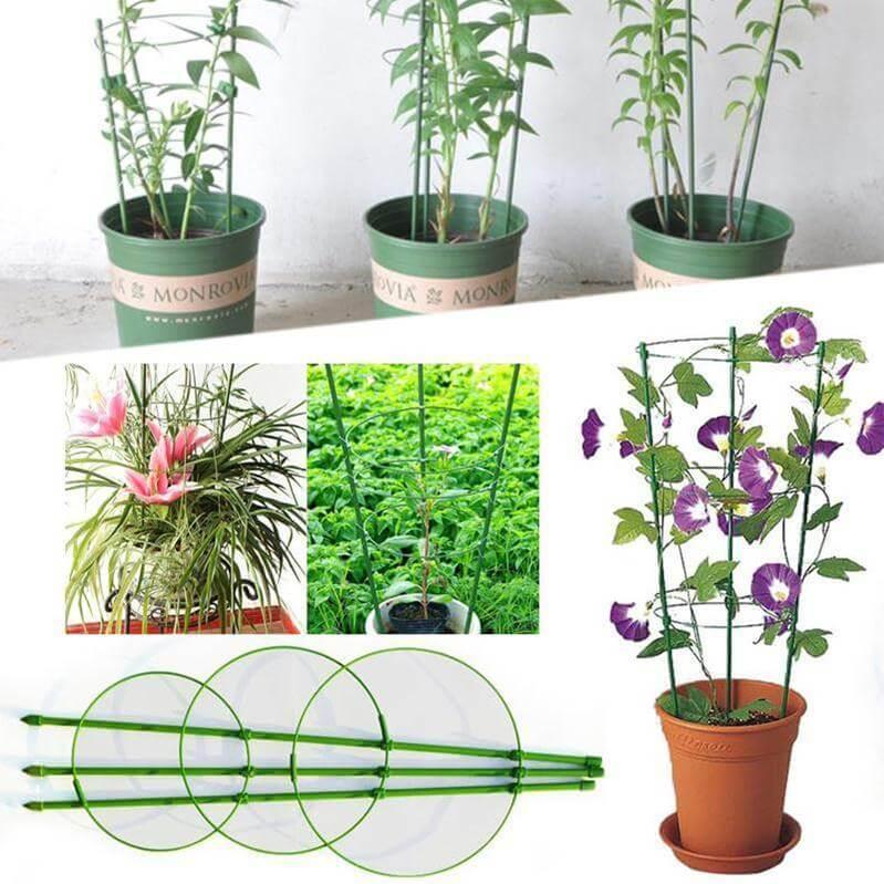 Giá đỡ hoa hồng, cây leo, cà chua cao 90cm, Đk vòng 30-27cm
