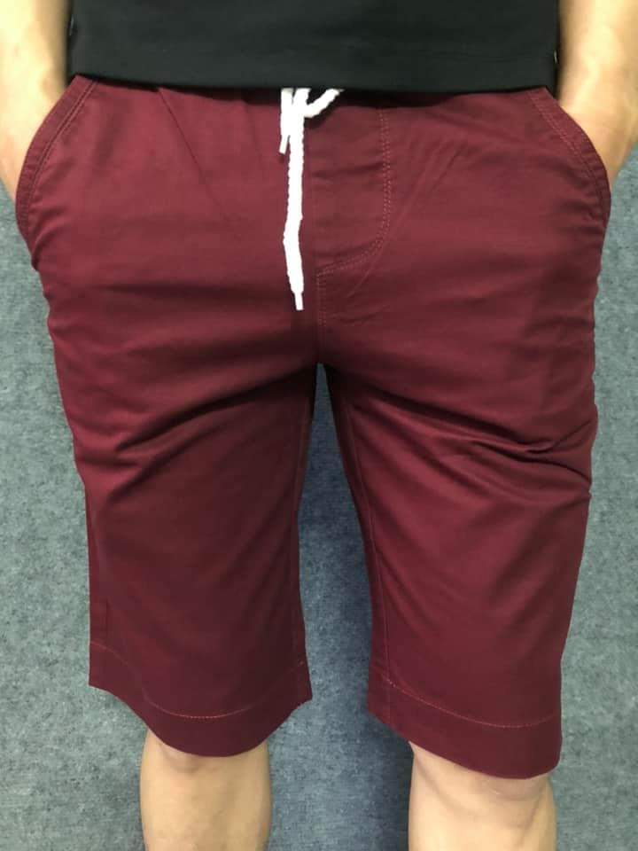 Combo of 3 Men's Elastic Waist Shorts in 3 Different Colors