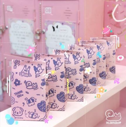 Túi giấy đựng quà bảo vệ môi trường Cartoon dễ thương Made by Ốc Sên Shop