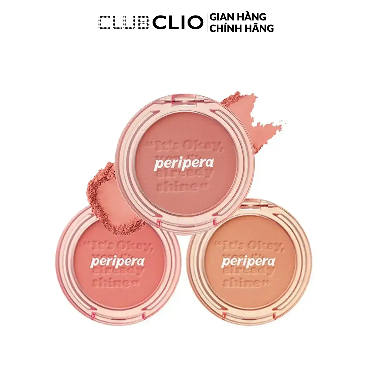 [Săn Deal]Má Hồng Peripera Pure Blushed Sunshine Cheek 4.2G