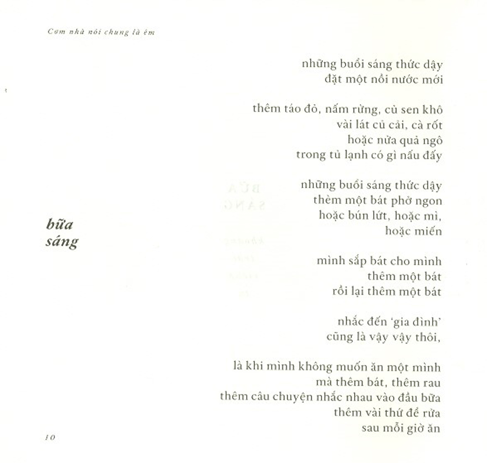 Cơm Nhà Nói Chung Là Êm