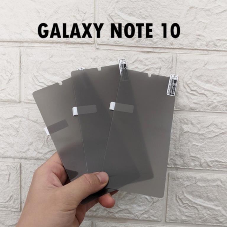 Miếng dán dẻo TPU chống nhìn trộm Samsung Galaxy Note 8, Note 9, Note 10, Note 10 Plus, Note 20, Note 20 Ultra, Full màn hình""
