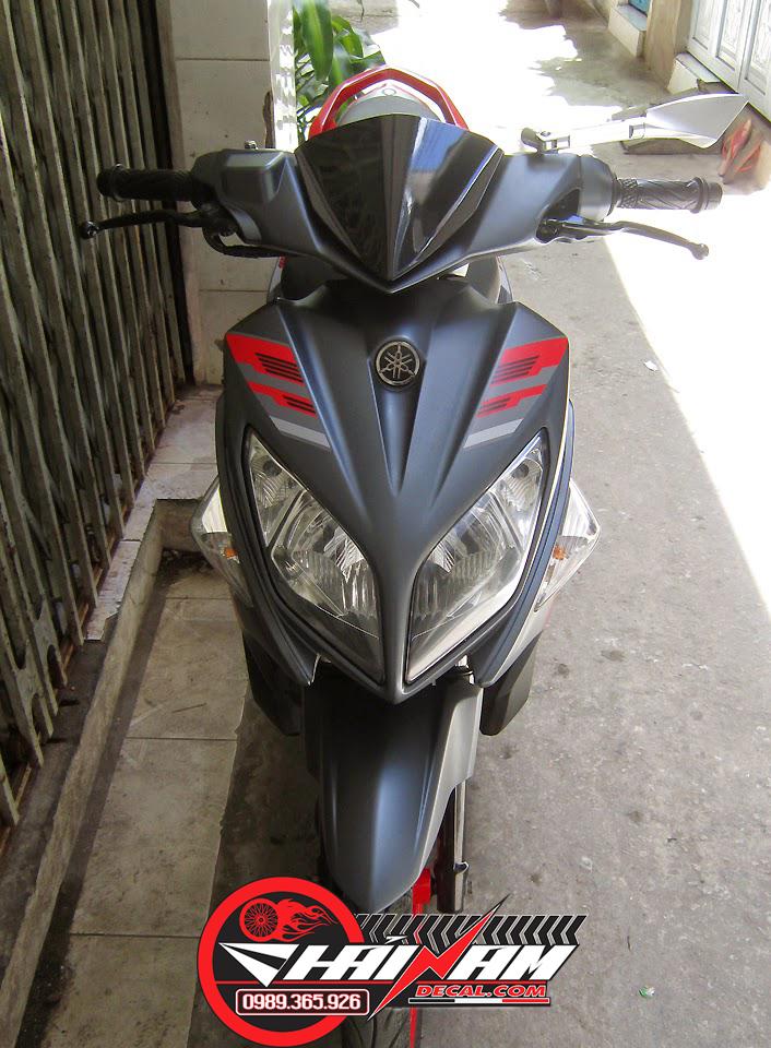 Tem Trùm Nouvo LX Bạc Đỏ Trắng