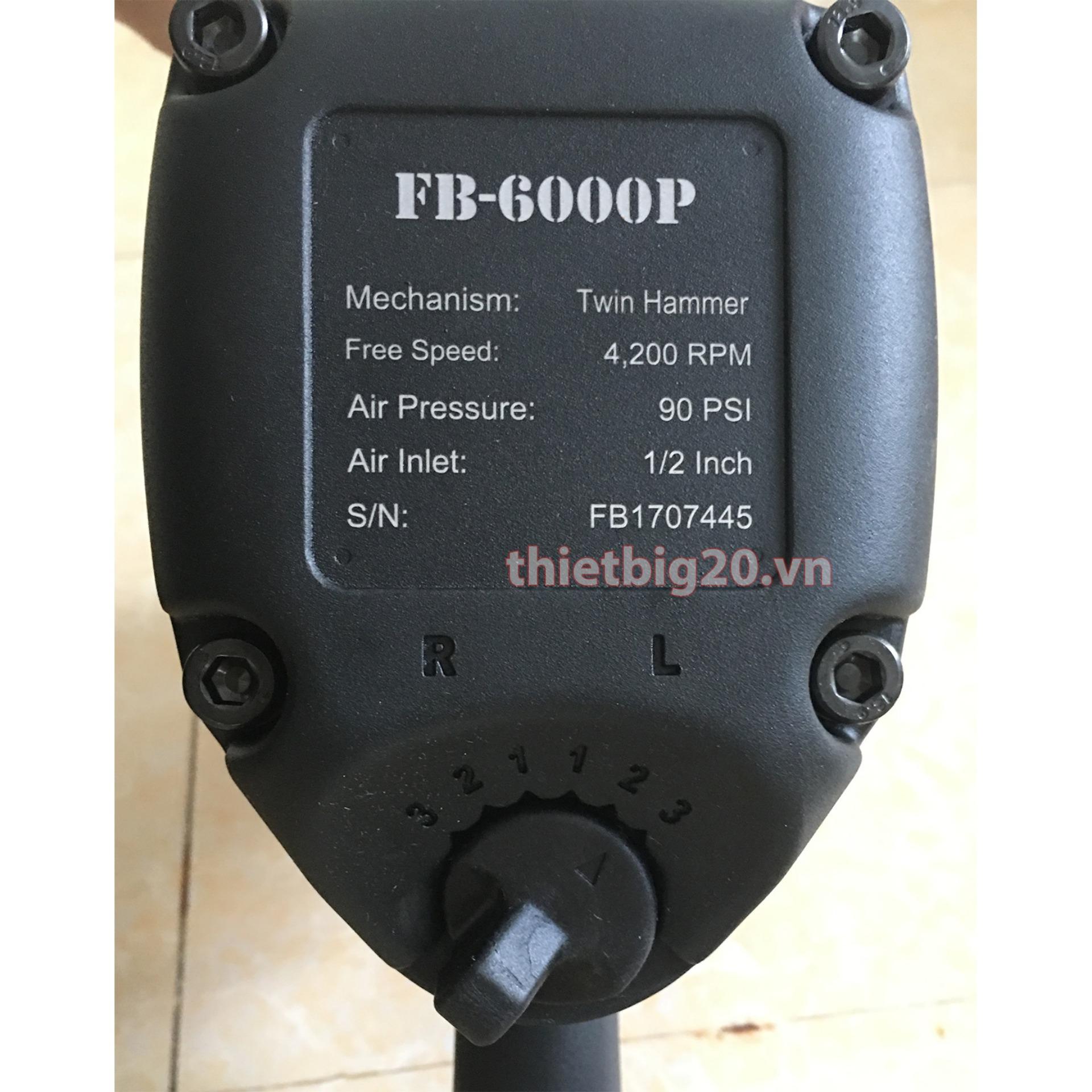 [Trả góp 0%]Dụng cụ xiết bu lông Firebird FB-6000P(1")