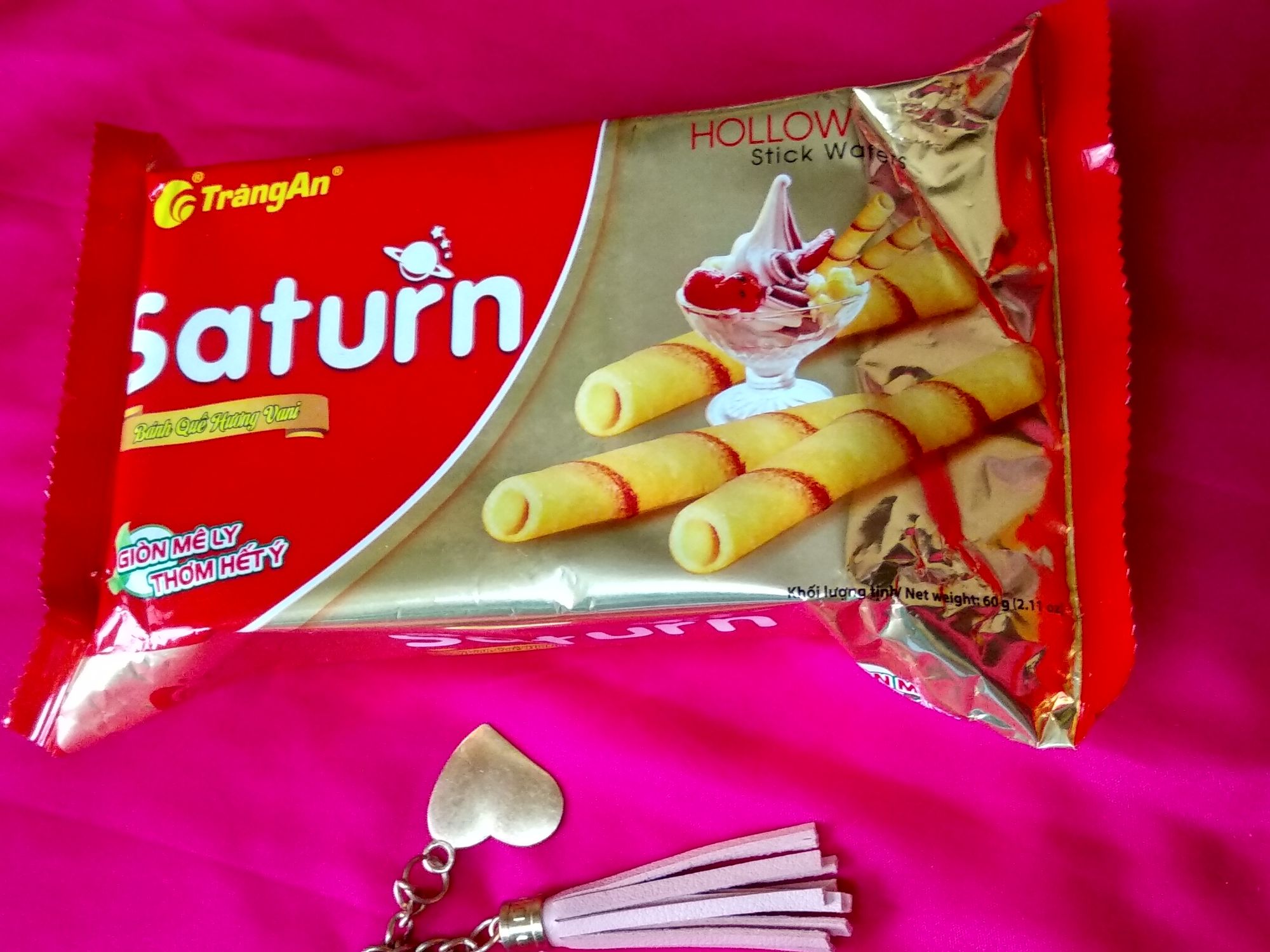 Bánh quế Tràng An Saturn hương vani (60g)