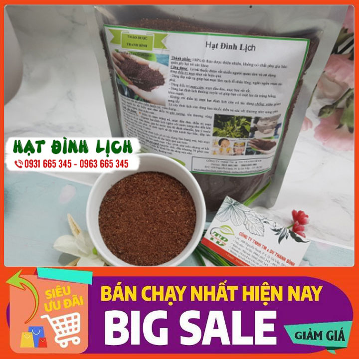 Hạt Đình Lịch Khô ( Hạt Ngũ Hoa ) 100G Hàng Cty Loại 1 - Thảo Dược Thanh Bình