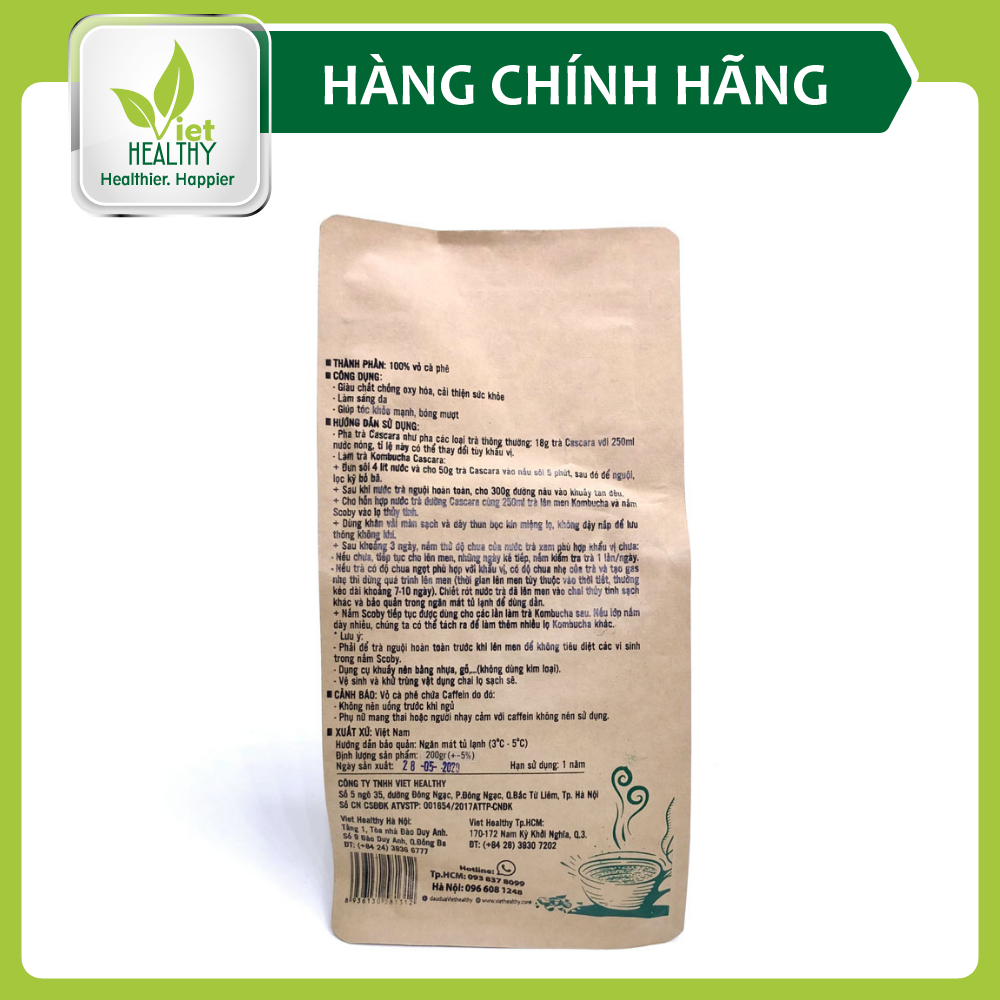 Trà Cascara Viet Healthy 200g