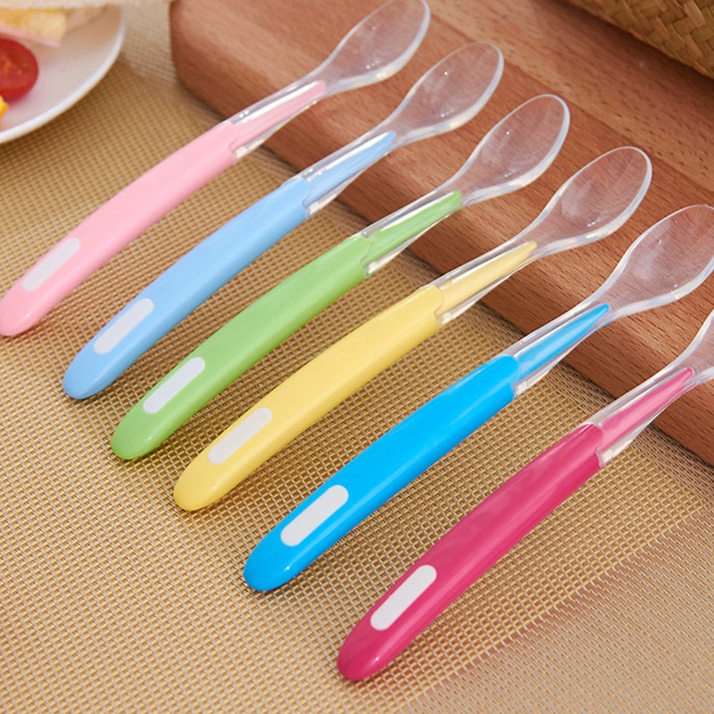 SET 10 Thìa ăn dặm silicon siêu mềm an toàn cho bé