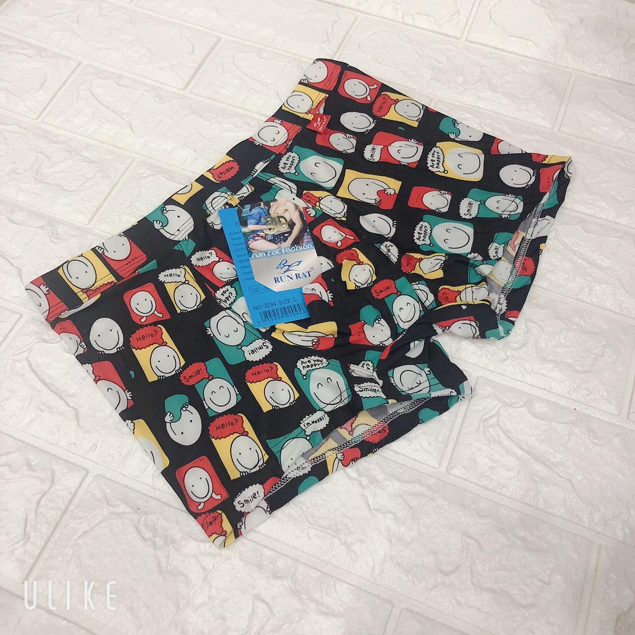 COMBO 4 Chiếc SỊP ĐÙI IN HÌNH 3D THUN LẠNH (Quần Lót)