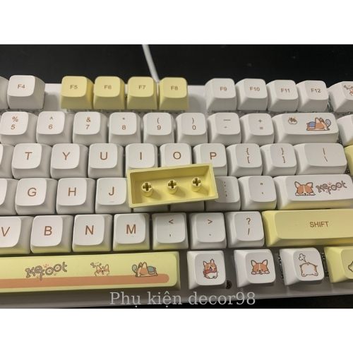Keycap Corgi profile XDA nhựa PBT