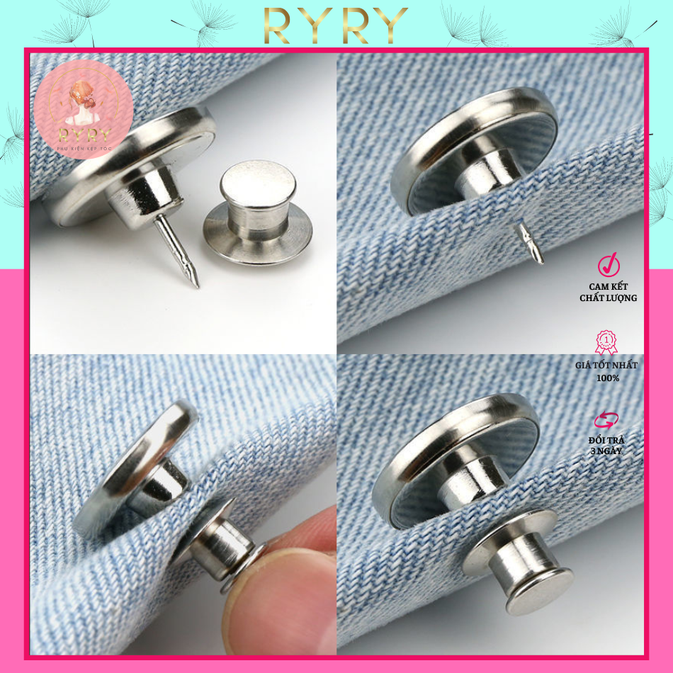 Metal Jeans Buttons