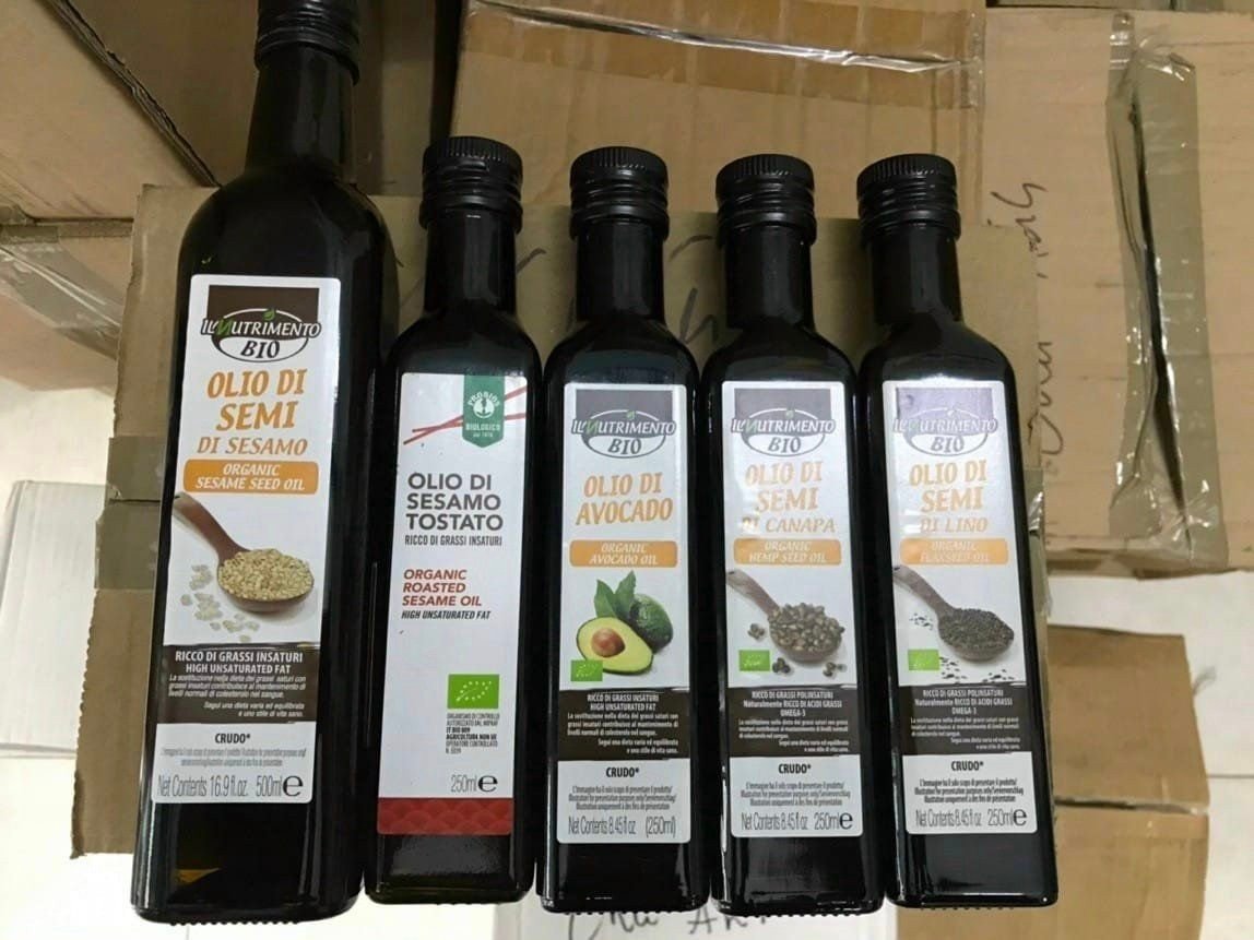 Dầu hạt mè ép thô hữu cơ 500ml IL Nutrimento ProBios
