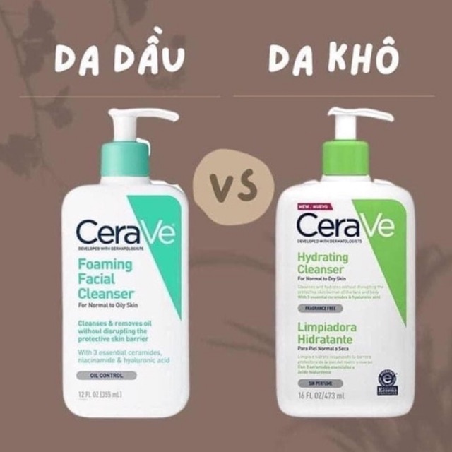 SỮA RỬA MẶT CERAVE