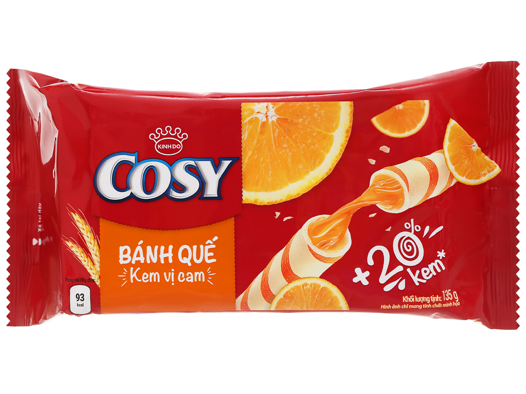 Bánh Quế Cosy 135G Cam