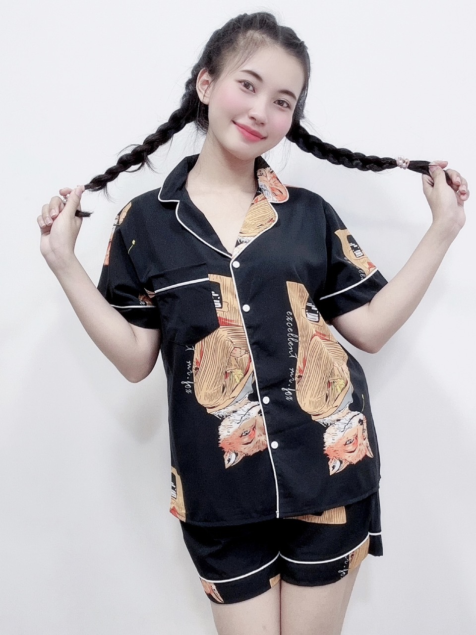 Đồ bộ bigsize đùi 50-100kg đồ ngủ mặc nhà chất xốp mềm mát cho nữ. Đồ bộ Bigsize Xinh