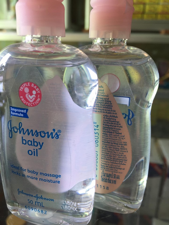 Dầu Massage JOHNSON BABY OIL 50ml