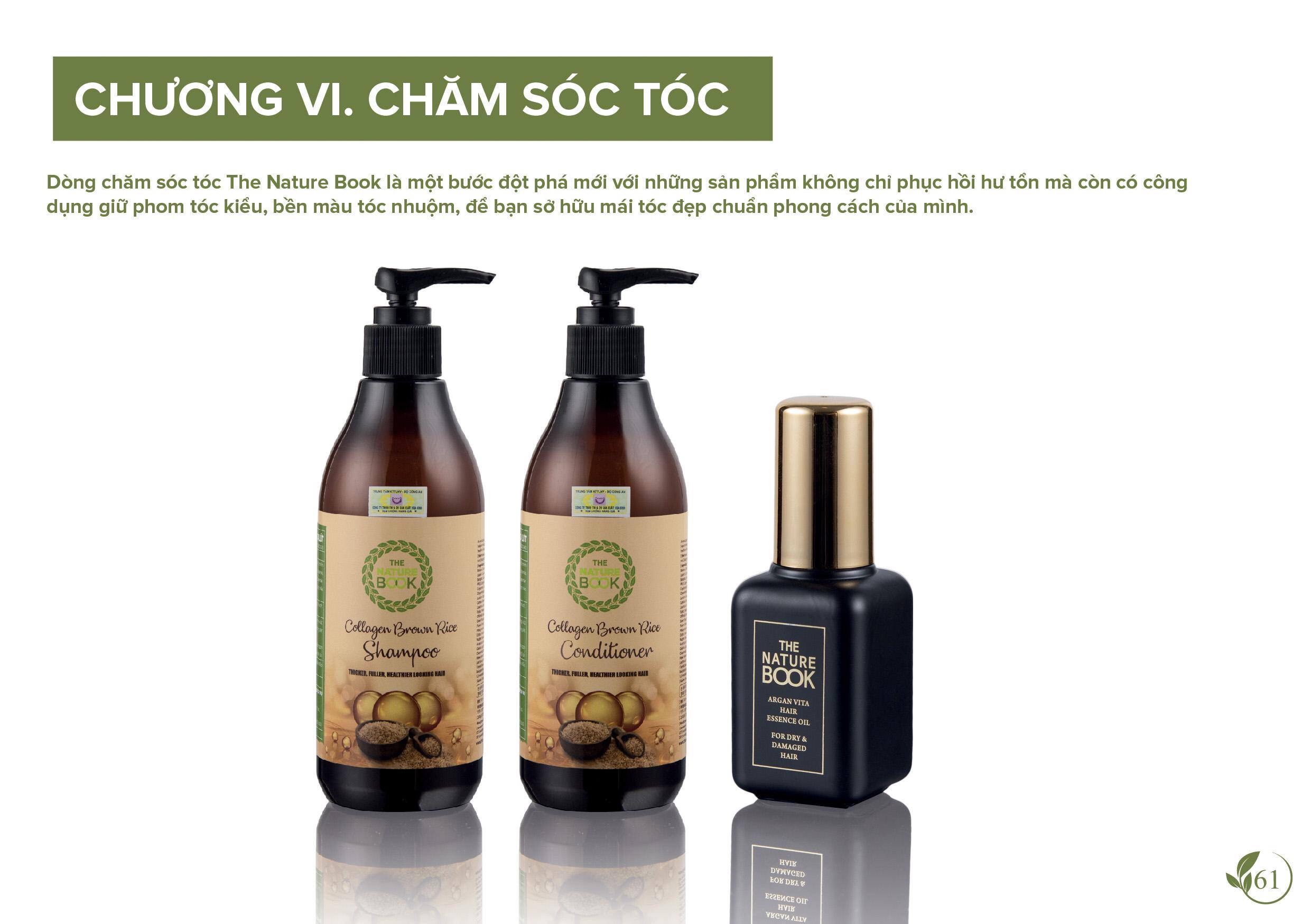 Combo Dầu Gội Và Dầu Xả Collagen Gạo Lứt
