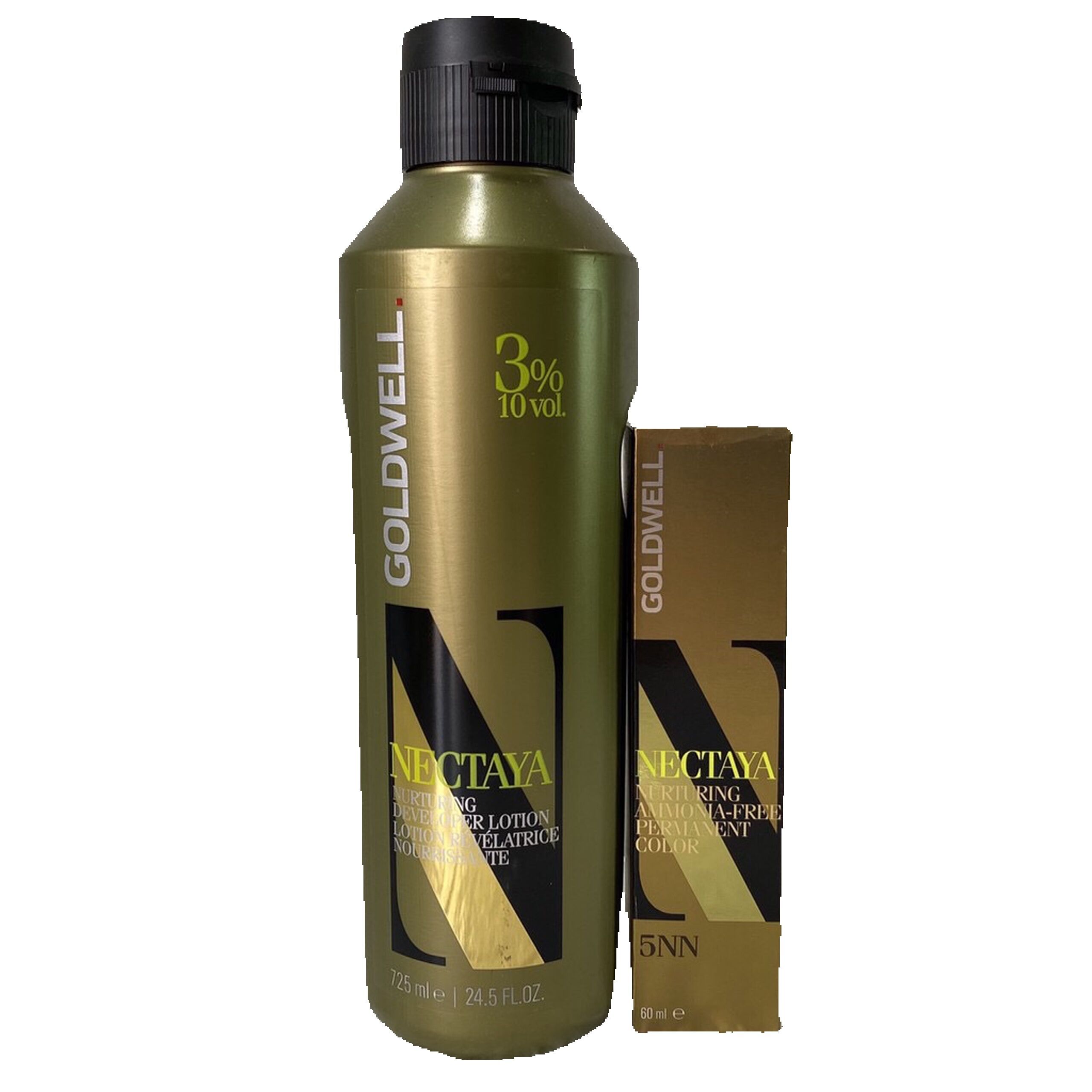 [HCM]Combo thuốc nhuộm tóc oxy Nectaya Goldwell Free Amoniac 60ml/725ml