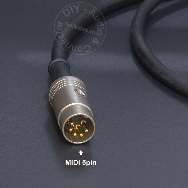 Dây MIDI 5pin cho Đàn piano Bộ nhạc cụ Âm ly Châu Âu DIY 0.3 mét đến 10 mét
