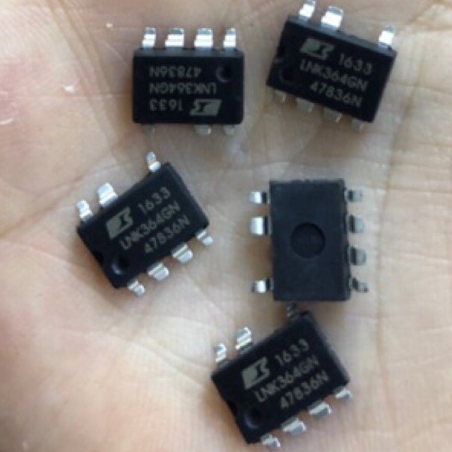 Set 5 ic nguồn lnk364 dán