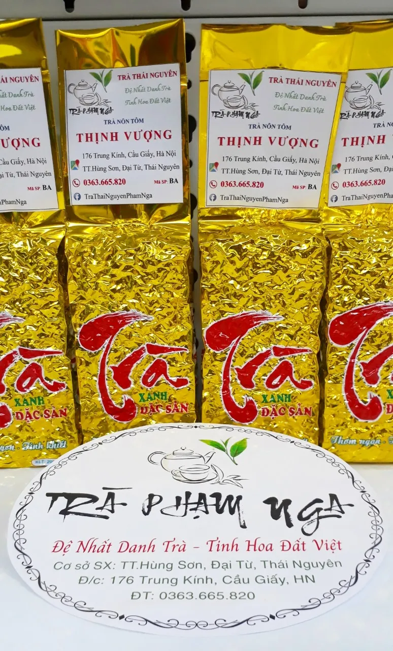 Trà Thái Nguyên Trà Nõn Tôm Thịnh Vượng, Đặc Biệt Thơm Ngon Đậm Vị (480.000đ/kg) - Trà Thái Nguyên Phạm Nga