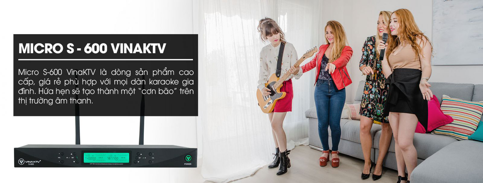 Micro karaoke VinaKTV S 600