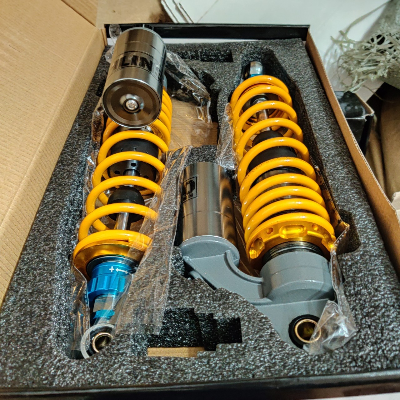 [HCM]Phuộc sau RCB OHLINS bình dầu lắp Dr Wave CUP AXELO ELEGANT BLADE FUTURE CHARLY