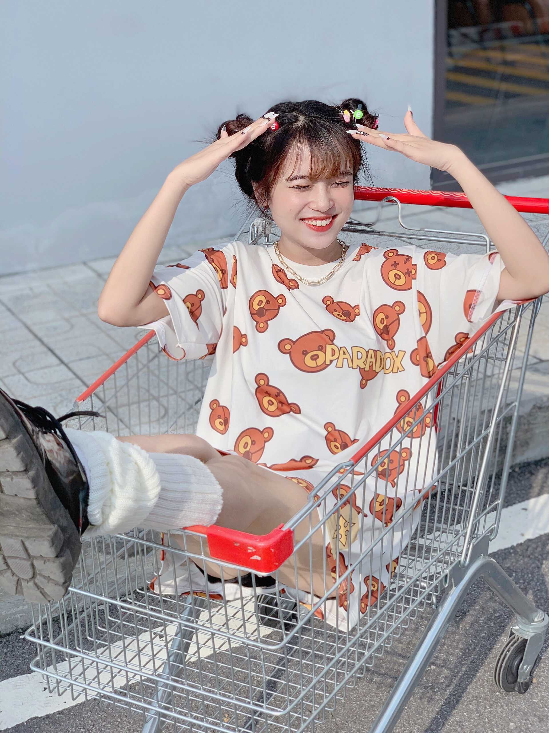 PARADOX Áo thun MONOGRAM CUTIE BEAR TEE