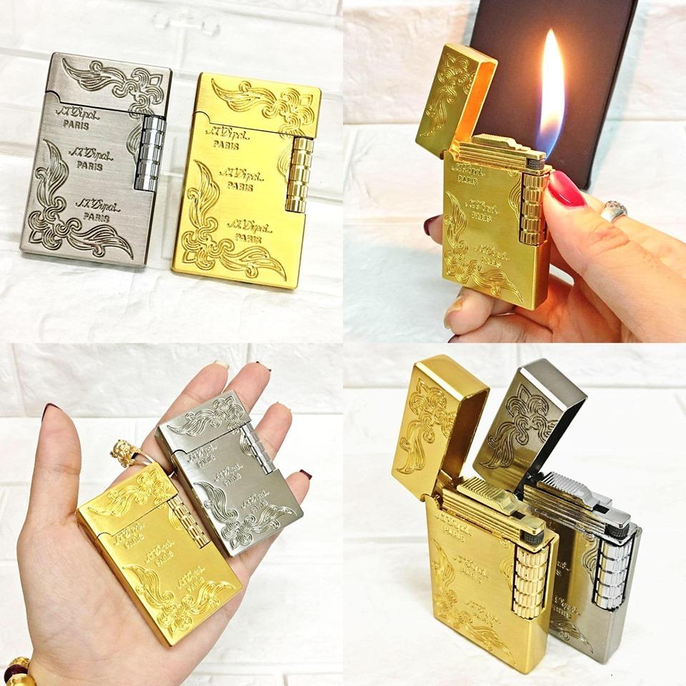 [HCM]BẬT LỬA DUPONT HOA VĂN - (XÀI GAS)