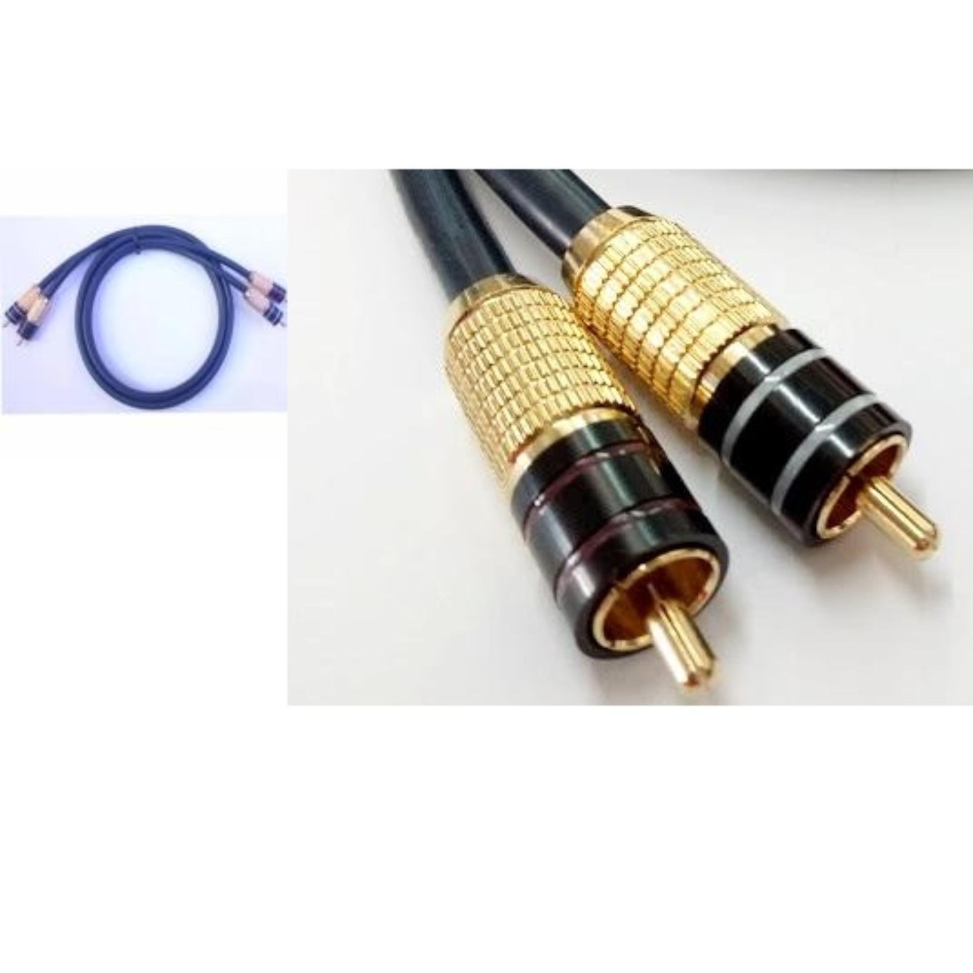 Dây AV 4 ĐẦU BÔNG SEN LITON Xanh 2m