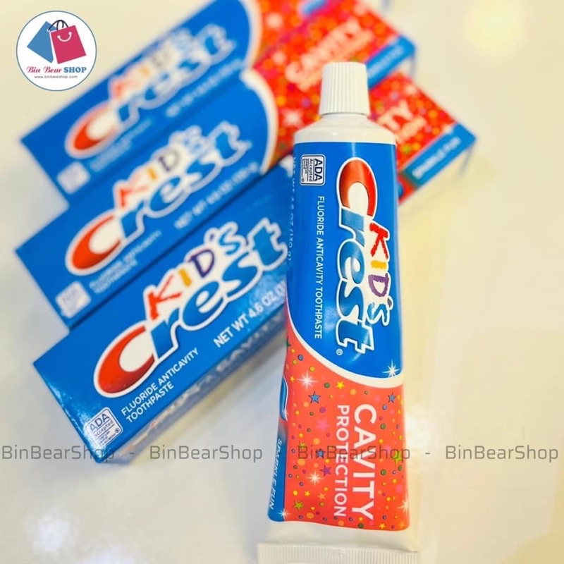 Kem Đánh Răng Cho Bé Crest Kid Cavity 130gr - Hàng Mỹ