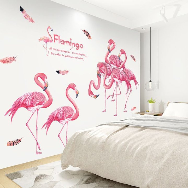 [HCM]DECAL DÁN TƯỜNG ĐÔI HẠC 2