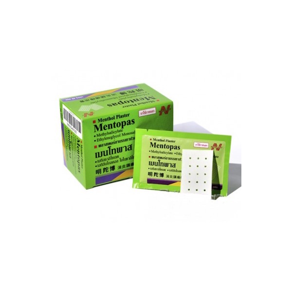 [CHÍNH HÃNG] 1 Gói 10 Miếng Cao Dán MENTOPAS Neoplast Thái Lan