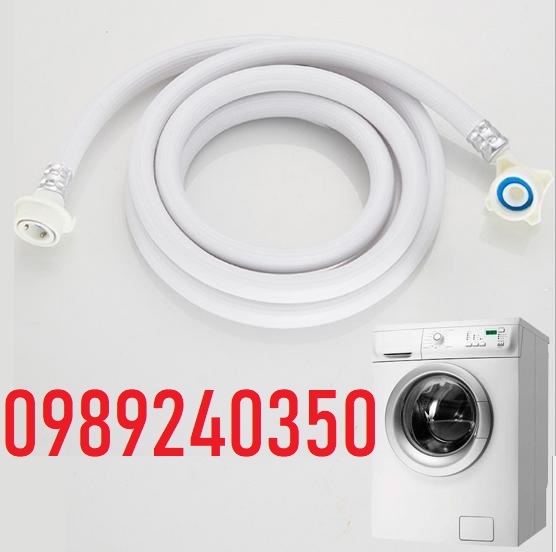 Dây Cấp Nước Máy Giặt Dài 2m (1 Đầu Bắt Ốc - 1 Đầu Ren)