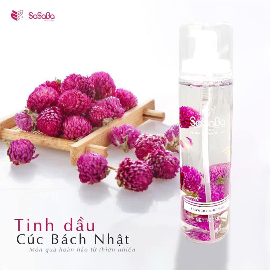 [HCM]Tinh Dầu Dưỡng Tóc Hoa Ngôn Sasaba 120Ml